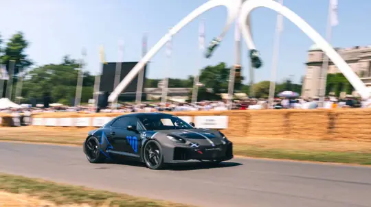 Alpine A110 Future : le prototype électrique fait ses débuts à Goodwood