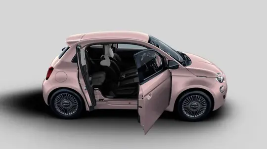 Fiat 500 Hybrid 3+1: ukryte drzwi ułatwiają wsiadanie z tyłu