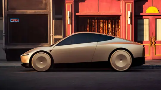 テスラの自律走行タクシー「サイバーキャブ」プロトタイプにリアカメラウォッシャー搭載か