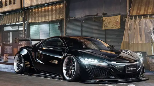 Liberty Walk, Honda NSX’i imza geniş gövde kitiyle daha da genişletti