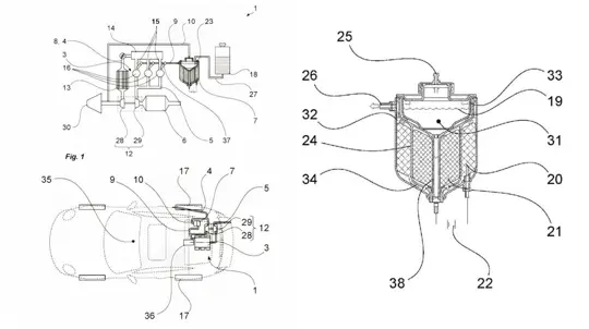 Porsche patenta motor de combustión con hidrógeno para reducir emisiones