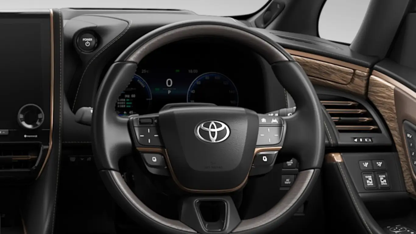 Updated Toyota Alphard for Japan