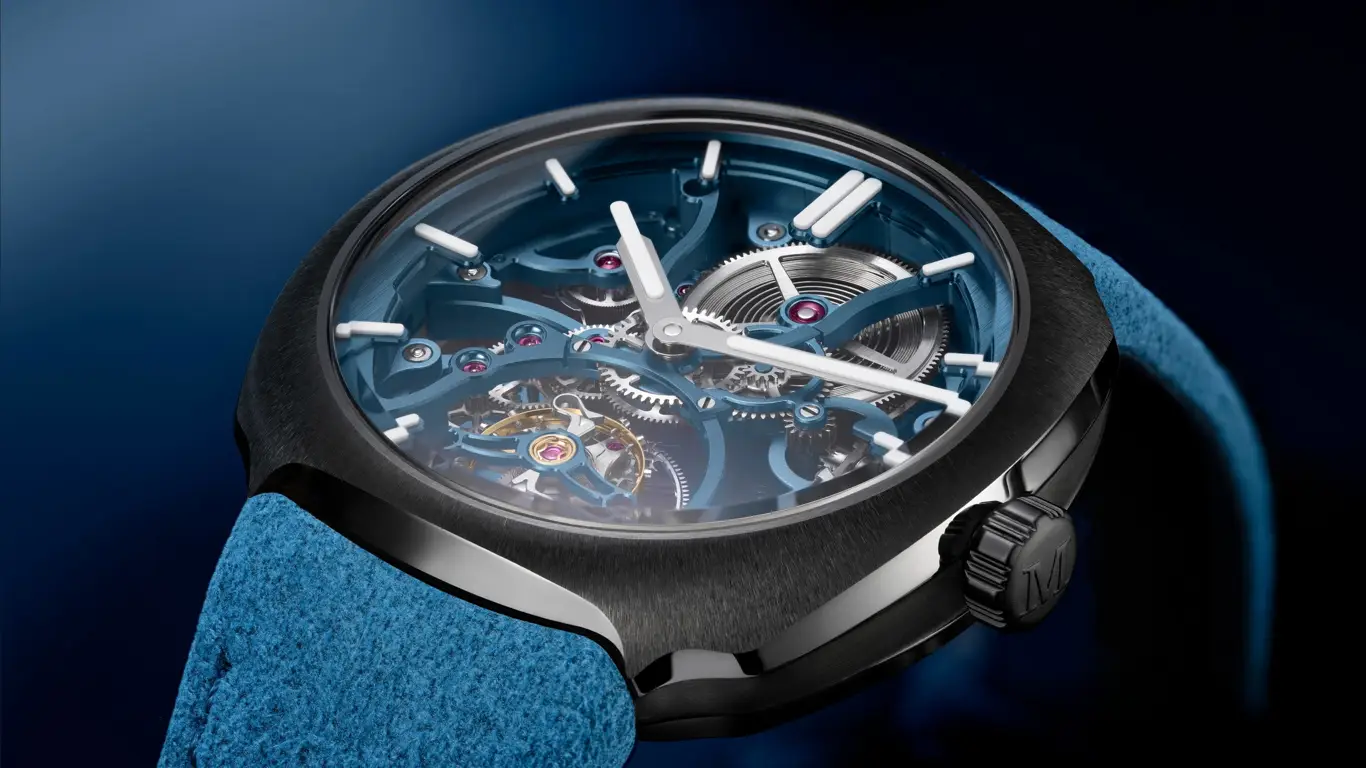 H. Moser & Cie. Streamliner Tourbillon Skeleton Ceramic Alpine