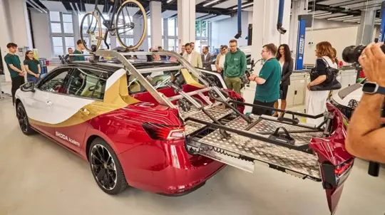 Из универсала в веломобиль: на фото показан первый пикап Skoda