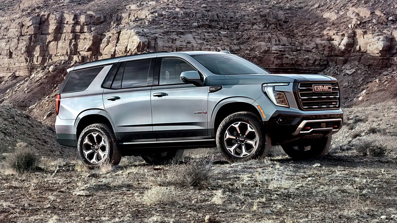 Внедорожник GMC Yukon в версии AT4 2025 модельного года получил новый дизайн