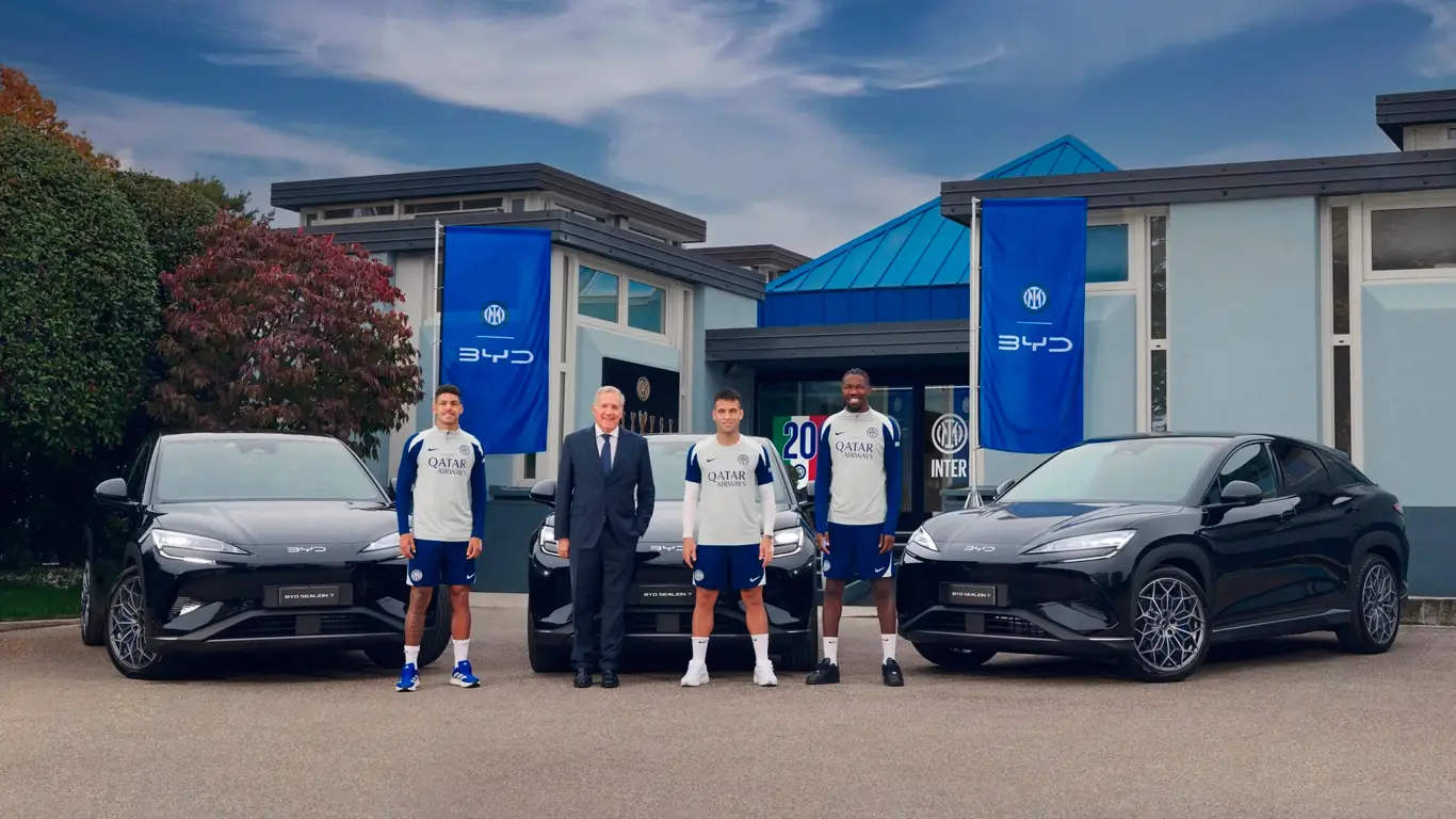 BYD выпустила 250 Sealion 7 только для фанатов итальянского футбольного клуба Интер