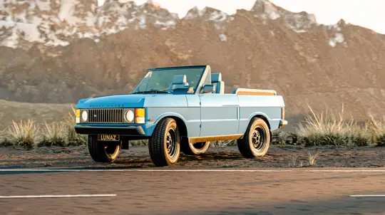 От классики до революции представлен электрический Range Rover без крыши