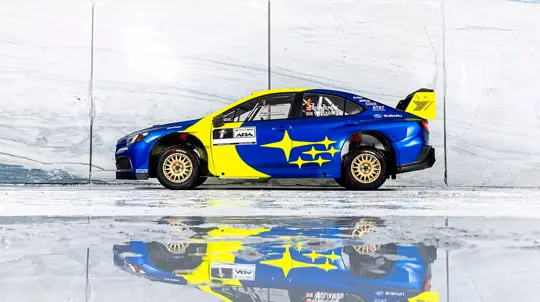 Subaru против гравитации: WRX STI покорил трассу для бобслея