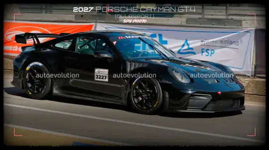 Porsche готовит трековую новинку: прототип Cayman GT4 Clubsport показали на видео