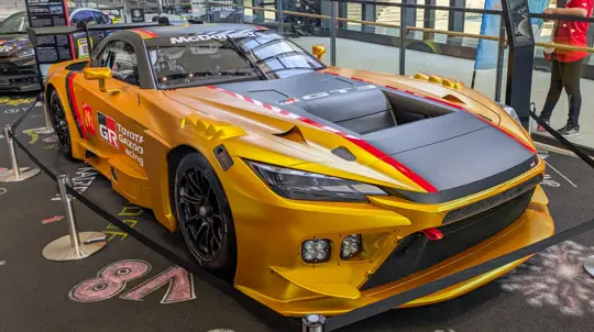 Золотой GR GT3 оказался не макетом: под кузовом скрыт новый V8