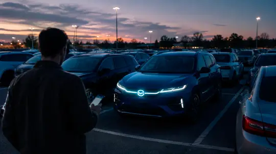 Как быстро найти свою машину на огромной парковке: идея Ford