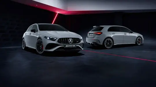 Последние 100 особенных Mercedes A 35 получили дорогие опции без нового мотора