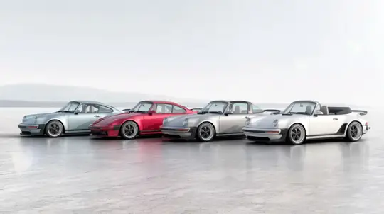 Уважаемый «переосмыслитель» Porsche демонстрирует свое семейство 911 Turbo, включая ранее невиданные версии