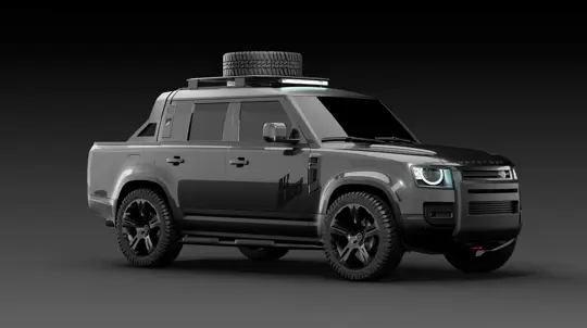 Land Rover Defender сменил кузов на пикап: таког овы еще не видели