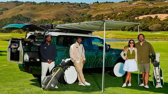 Lexus GX прикинулся гольфкаром: развлечения богатых нам не понять